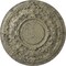 Ekena Millwork Jackson Ceiling Medallion (Fits Canopies up to 13 1/2"), 32 3/4"OD x 2 1/2"P, Castle Stone Crackle CM32JACSC - alternate 1